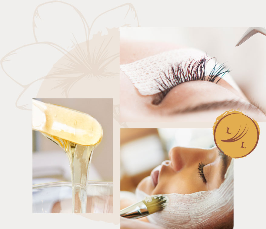 lashes, facials, sugar & wax